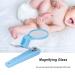 Sluffs Portable Nail Clipper with Magnifying Glass for Children Elderly Fingernail Toenail Ergonomic Handle Toenail Clipper Cutter Compact ABS and Alloy Material - Buy Online on GoSupps.com
