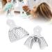 Dental Trays - 6PCs Stainless Steel Dental Autoclavable Dental Impression Trays Upper & Lower for Dental Cast U Shape Teeth Holder Tools