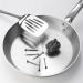 Frying Pan Kitchen Cookware Non Stick Pan Skillet with Sleek Metallic Exterior Stainless Steel Frying Pan Suitable for All Hob Types (Color : 22cm) - Buy Online on GoSupps.com