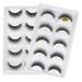 Vayator 10 Pairs/Set 3D Mink Lashes Natural False Eyelashes Dramatic Volume Fake Lashes Makeup Eyelash Extension Silk Eyelashes (G803)