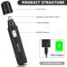 Rechargeable Waterproof Hair Trimmer for Men - Professional Stainless Steel Grooming Tool for Nose & Ear - USB-C - Perfect Gift - Buy Online on GoSupps.com