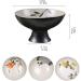 Fruit Basket Fruit Bowl Chinese Hand-Painted Fruit Bowl Exquisite Pattern Ceramic Fruit Bowl Candy Dish Decorative Kitchen Organizers and Storage (Color : B Size : 18.5 * 18.5 * 10cm) - Buy Online on GoSupps.com