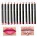 Lip Liner Pencil Set - 12 Colors Waterproof Long Lasting | 12PCS Lipstick Pencils for Women - Buy Online on GoSupps.com
