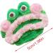 PLCPDM Creative Large Mouth Frog Shape Hairpin for Girls Taking Photo Hair Barrettes Aesthetics Plush Hair Accessories Red - Buy Online on GoSupps.com