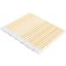 HUSHUI 100Pcs Bamboo Handle Lip Brush Set Portable Disposable Lipstick Applicator for Makeup Tool and Lip Gloss Wand - Buy Online on GoSupps.com