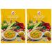 Cock curry paste yellow mild sharpness authentically Thai cooking natural ingredients vegan halal & gluten -free (1 x 50 g) (pack with 2) 1 50 g (2 Pack)