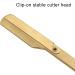 SYH & AQYE Stainless Steel Eyebrow Holder | Foldable Manual Razor for Men | Multi-Purpose Dermaplaning Tool | Gold Facial & Eyebrow Razor - Buy Online on GoSupps.com