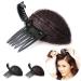 Puff Hair Cushion Clips | Fluffy Volume Hair Pad for Women & Girls | DIY Hairstyling Tools in Brown - Buy Online on GoSupps.com