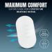 Slumber Seal Tape - 30 Strong Hold White Strips for Easy Painless Removal | Stretchy Breathable Hypoallergenic Dermatologically Tested - Buy Online on GoSupps.com