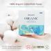 Daywith Organic Cotton 14Pcs Cover Pads - Moderate Absorbency Unscented Ultra Thin Slim Fit Menstrual Pads | Large Long Size - Buy Online on GoSupps.com