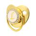 Golden Baby Bite Rings | 26 Letter Pacifier & Fruit Feed Dispenser | Safe Medical Materials - Buy Online on GoSupps.com