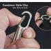 Stainless Steel Pill Holder Keychain with Carabiner Clip | Large Pill Fob for Travel & Daily Use - Buy Online on GoSupps.com