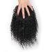 ROSESSEA Short Afro Kinky Curly Ponytail Hair Piece | Synthetic Extension for Women (Black 1B#) - Buy Online on GoSupps.com