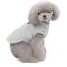 Tineer Pet Doggy Winter Coat - Warm Fleece Jacket for Small & Medium Dogs | Kashmir Lamb in Gray (L) - Buy Online on GoSupps.com