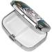 Cute White Tiger Pill Case | 2 Compartment Travel Pill Organizer | Small Pill Box for Purse & Gifts - Buy Online on GoSupps.com