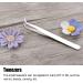 AUklOPVZZ 10 Pieces Tweezers Professional Jewelry Tools Precision Stainless Steel Handmade Tools Repair Accessories for Crafts - Buy Online on GoSupps.com