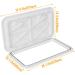 ECOTRIC 24 x 14 Deck Marine Access Hatch & Lid | Durable Boat Hatch with Strong 180 Hinge & Recessed Handle | Ideal for Marine, Caravan, RV | White (606mm x 353mm) - Buy Online on GoSupps.com
