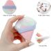Colorful Finger Size Powder Puffs for Daily Makeup - Light Pink | Ideal for Foundation, Cream Blush & More - Buy Online on GoSupps.com