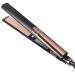 Hair Straightener and Curler 2 in 1 15s Fast Heating & 5 Temp Settings Large 3D Floating Ceramic Flat Iron Dual Voltage Straightening Irons Black