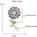 Pin Jewelry Gifts for Women Ladies Fashion Accessories Ladies Elegant Crystal Flower Brooch Wedding Flower Party Brooch Brooches & Pins - Buy Online on GoSupps.com