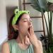 Ikasus Cute Frog Headband | Face Washing Hair Bands for Women | Sweet Elastic Wide-Brimmed Animal Hair Accessories - Buy Online on GoSupps.com