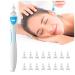 Ear wax removal Q-grips ear cleaner safe and soft 360 degrees Spiral silicone EAR Cleaning kit with 16 washable replacement heads suitable for children and humans