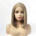 wig Front lace wig ladies short straight hair buckle inside chemical fiber wig
