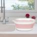 Wash Basin Dish Tub Portable Sink Foldable Dish Tub for Washing Dishes Camping Hiking and Home Portable Washing Pink Medium - Buy Online on GoSupps.com