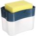 Kitchen Brush Detergent Liquid Box Automatic Liquid Dispenser Press Type Automatic Liquid Outlet Box scouring pad Dish Brush soap Lye Box Grey 11*8*6cm - Buy Online on GoSupps.com