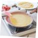 PRETYZOOM Frying Pan Utensil Fine China Crepe Pan Egg Omelet Fry Pan Egg Pan Kitchen Making Supplies Mini Nonstick Pan Round Frying Pan Pizza Pan Cooking Utensils Pink Non Stick 22X34X5 Pink - Buy Online on GoSupps.com