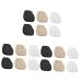 FOMIYES 18 Pairs High Heels Forefoot Pad Forefoot Cushions Pads High Heel Cushion Pads Foot Back Liner High Heel Pads Women Metatarsal Pads Damping Half Size Pad Flannel