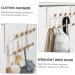 Mikikit 2 Pcs 1 Wall Hanging Hook Hanger Scarf Hanger Door Coat Hanger Multipurpose Door Hooks Hang a Hat - Buy Online on GoSupps.com