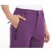 SPOSULEI Women's Fleece Lined Waterproof Softshell Hiking Pants - Purple Small - Buy Online on GoSupps.com