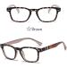 Unisex Blue Light Blocking Reading Glasses - HD Glare-Free Square Frame +1.0 to +3.0 - Fashionable Computer Readers in Black - Buy Online on GoSupps.com