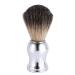 Premium vegan razor brush with roof hair emitation - face brush with plastic handle for shaving soap shaving foam and shaving cream - for men