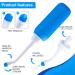 Universal Travel Bottle for Bidet - Double Nozzles for Hygienic Cleaning (Peacock Blue) | Ideal Travel Accessory - Buy Online on GoSupps.com