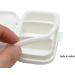 Small Pill Box Organizer | Travel Medication Case with 3 Compartments | Daily Vitamin Holder - White - Buy Online on GoSupps.com