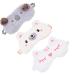 Healeved 3pcs Plush Eye Mask Sleep Mask for Kids Satin Eye Mask for Sleeping Kids Eye Patches Sleeping Eye 3d Animal Sleeping Masks Plush Sleep Blindfold Travel Blindfolds Eye Masks Cute