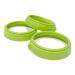 Baby Bottle Collar Rings for Comotomo Baby Bottles | Compatible with 5 Ounce and 8 Ounce Comotomo Baby Bottle | Replacement Bottle Collar 3 Pack (Green)
