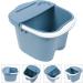 Foot Soak Bath Tub Spa: Basin Big Footbath Bucket Soaker Bowl Pedicure Foot Soak Home Foot Spa Treatment Dead Skin Remover Blue - Buy Online on GoSupps.com