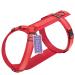 STUCH Dog Harness - Adjustable Nylon Harness - Padded - For Small Medium and Large Dogs (Red M) Red M