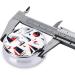 Cute Sailboat Graphics Portable Metal Pill Box | 3-Compartment Travel Pill Organizer with Hinged Design - Buy Online on GoSupps.com