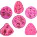 6 Pcs Flower Silicone Mold Set for Candy, Chocolate, Fondant, Polymer Clay - Rose, Daisy, Butterfly, Mini Flowers - Ideal for Soap Crafting & Cake Decoration - Buy Online on GoSupps.com