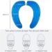 Kindax Gel Toilet Seat Cushion - Portable and Washable Cover (Blue) - Buy Online on GoSupps.com