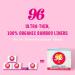 FLO Organic Bamboo Panty Liners Mega Pack | Biodegradable & Compostable | Black-Owned | 96-Pack Individually Wrapped | Feminine Care for Women - Buy Online on GoSupps.com