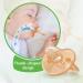 Haakaa Baby Pacifier | Soft Silicone 3+ Months Orthodontic Infant Pacifier - BPA-Free Apricot Color - Buy Online on GoSupps.com
