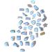 FEIlei 100Pcs Mixed Glass Crystal Hybrid Diamond Rhinestones Nail Art Decorations Drop Rhombus Flatback Stones 3D Gems - Buy Online on GoSupps.com