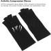 Arthritis Relief Gloves Soreness Relief Fingerless Cotton Compression Gloves Soft Portable for Cycling for Women (M) - Buy Online on GoSupps.com
