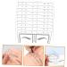 Healeved 10Pcs stickers eyebrow ruler for measurement eyebrow mapper marker eyebrow ruler tool scale - Buy Online on GoSupps.com