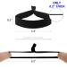 HAVHAF Knotted Mens Hair Ties For Men (Wide  Black) - No damage Crease Breakage Man Bun Hair Tie Men with Long Hair | For Buns Curly Thick Elastic Hair Ties For Guys | Perfect hairtie For Men (Wide) - Buy Online on GoSupps.com